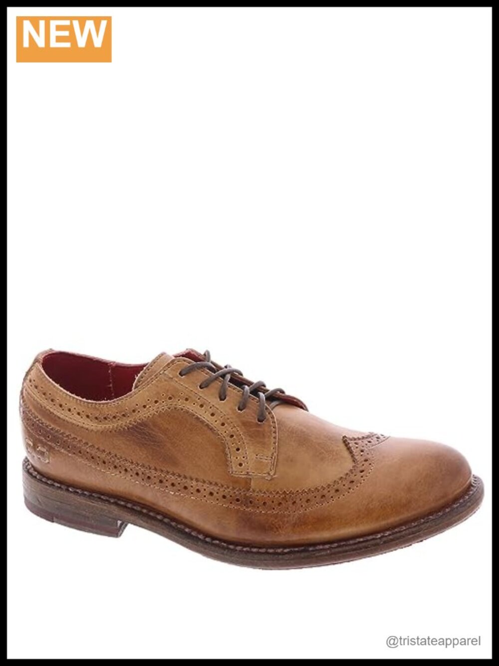 Lita K II Tailored Oxford Wingtip Leather Lace-Up Business Casual